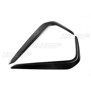 2Pcs Carbon Fiber Car Front Bumper <b>Lip</b> Spoiler <b>Splitter</b> Trim for BMW 5-Series G30 G38 2019 2020 2021 2022 Car Accessories - Product Image 5