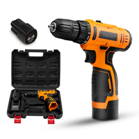 Outils électriques en gros, perceuse miniature sans fil rechargeable au lithium 12V 21V