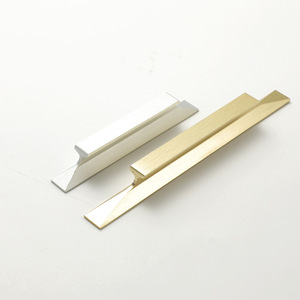 Minimalist Aluminum Alloy Drawer Handle Bar Durable Furniture Handle For <b>Cabinet</b> Kitchen Wardrobe - Product Image 3