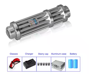 Bút chỉ <span class=keywords><strong>laser</strong></span> xanh 450nm công suất cao B017, tầm xa 5KM, sạc lại được, dùng cho săn bắn ngoài trời và dụng cụ sinh tồn, chất lượng cao - Product Image 5