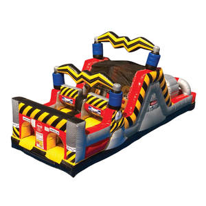 Carrera <span class=keywords><strong>de</strong></span> obstáculos inflable <span class=keywords><strong>de</strong></span> alto voltaje <span class=keywords><strong>de</strong></span> 31 pies a la venta al aire libre - Product Image 1