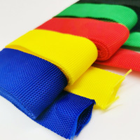 Sangle tubulaire en nylon haute ténacité de 25 mm pour laisse de chien et collier, sangle réfléchissante de 1 pouce pour sac