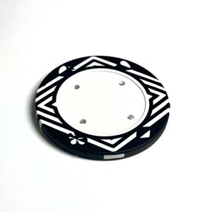 Venta al por mayor de fichas de arcilla profesionales para <span class=keywords><strong>casino</strong></span> sin pegatinas, con logotipo personalizado de fábrica, y marcadores de pelota de golf de metal con esmalte suave. - Product Image 3