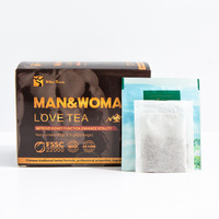 Emballage personnalisé OEM, thé d'amour pour homme et femme, thé aux fleurs naturelles, thé aux herbes biologiques, thé à la maca