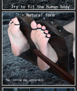 Blocca Caviglie in Legno per Self-Bondage Gioco Stuzzica Dita dei Piedi Strumenti di Punizione Addestramento Sessuale BDSM Ceppi per Piedi <span class=keywords><strong>Solletico</strong></span> per Coppia - Product Image 4
