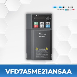 ME300 ซีรีส์ VFD7A5ME21ANSAA 1.5 กิโลวัตต์ 1 เฟส 230 โวลต์ ได้รับการรับรองมาตรฐาน CE IP20 พร้อมระบบ STO - Product Image 1