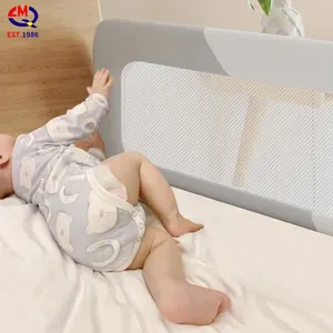 Bé giường đường sắt rào cản có thể gập lại con bé an toàn hàng rào giường bên rào cản bảo vệ cho các sản phẩm em bé