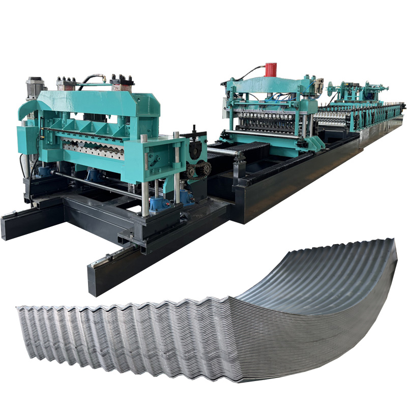 Galvanized Steel Silo Production Line Grain Bin Silo Wall Roll Forming Machine Tile Making Machinery