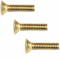 Assortiment de vis métriques en acier au carbone M1.4 M1.7 M2 M2.5 M3 à tête plate Phillips avec finition oxyde noir