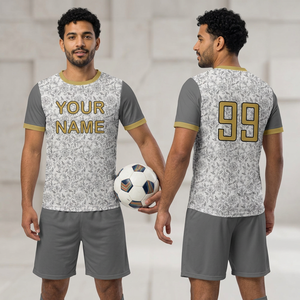 Indoor and Outdoor Football <b>Soccer</b> Set Sublimation Printing Football Jersey & Short Set with Team Name and Numbers - Product Image 1