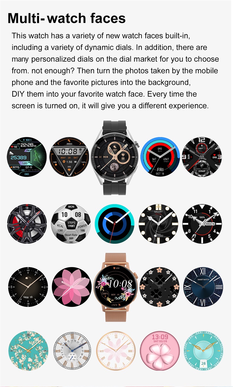Hot Sell DT3 Mini Reloj Smart Watch with 1.19