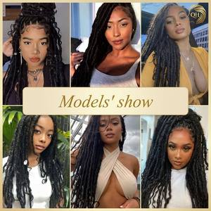 Extensions de cheveux humains brésiliens 100% premium, afro crépus, dreadlocks, plumes, 10-16 pouces # 27 <span class=keywords><strong>Blonde</strong></span> Soft Natural Looking Remy Perm - Product Image 6