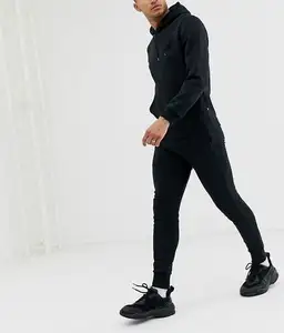 时尚丝绒男士运动服慢跑者男士运动服定制标志运动服男士