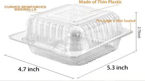 กล่องพลาสติกใสแบบใช้แล้วทิ้งสำหรับบรรจุผลไม้ขายส่ง - Product Image 5