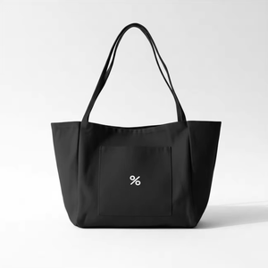 กระเป๋าผ้าแคนวาสสะพายไหล่ใบใหญ่แบบเรียบๆ ขายดี สามารถสกรีนโลโก้ได้ เหมาะสำหรับใส่ของช้อปปิ้ง - Product Image 4