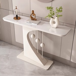 入口通道酒店客厅走廊的轻型豪华石板走廊桌子控制台桌子入口餐具柜 - Product Image 4