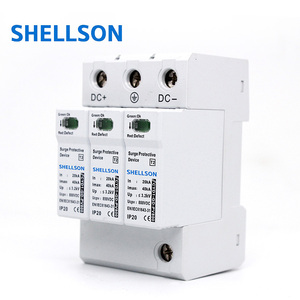 Bán buôn 3 P 800V 40kA DC SPD 3 cực SPD năng lượng mặt trời Surge Protector PV T2 SPD Surge Protector thiết bị - Product Image 2