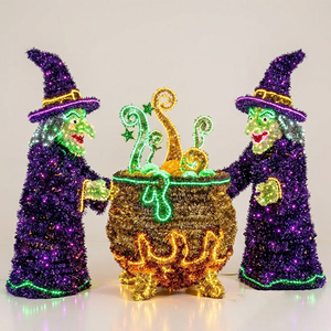 Décoration d'Halloween : Grandes Lumières LED 3D Extérieures Étanche pour Motifs, Citrouille Géante pour Événements en Rue et Affichage en Place Publique - Product Image 2