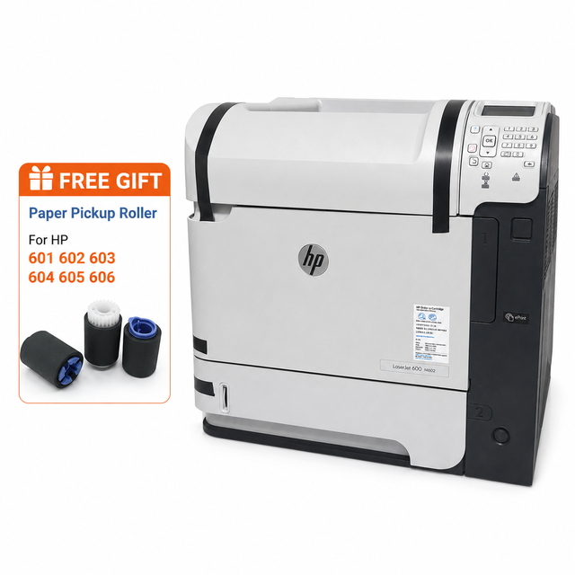 Refurbished for HP M601n M602n M603n 602 M603 604 605 Monochrome Laser Printer Duplex A4 Office Business Printer Tested Working