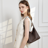 Sacs à main durables de marque privée pour femmes, en cuir pleine fleur, sacs fourre-tout pour ordinateur portable, style urbain, décontracté, vacances