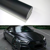 Film de protection de peinture automobile Deekus noir mat en PET, film vinyle pour changement de couleur de voiture, film de protection de peinture automobile en PVC, couleur de peinture d'origine d'usine