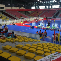Système de sièges télescopiques rétractables JY-706 pour terrain de basket-ball, gymnase intérieur, stade, gradins pliants