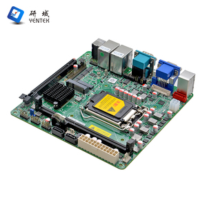 Carte mère industrielle Mini ITX avec chipset LGA1155 Z77, processeurs I3 I5 I7 intégrés, 2 DDR3, VGA, HD, PCIE X16, 6 ports COM - Product Image 4