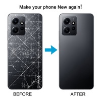 Coque arrière de remplacement en ABS pour téléphone portable avec design à barres pour Redmi 6 7A 8 8A 9 9A 9T 10 12 13 – Cache batterie