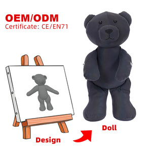 Peluche Jedi Nero con Lama Blu Personalizzabile, Giocattolo di <span class=keywords><strong>Darth</strong></span> Vader in Peluche, Vendita Calda - Product Image 6