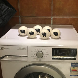 Bolas de secado duraderas ecológicas de lana de Nueva Zelanda 100% hechas a mano, orgánicas naturales, reutilizables, 3 + unidades - Product Image 5