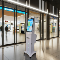 Scanner Android QR-Code de 21.5 pouces Machine de paiement en libre-service Kiosque d'impression A4 Distributeur automatique de billets à écran tactile