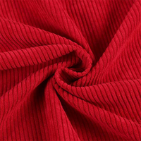 Vente en gros de tissu velours côtelé 9W avec motif à rayures ignifuge pour vêtements canapé jouet maison Textile sacs accessoires