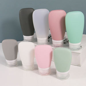 30ml/60ml/90ml silikon seyahat şişeleri, açık sızdırmaz sıkılabilir doldurulabilir kozmetik tüp şampuan losyon sabun sıvıları için - Product Image 6