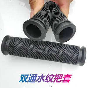 Puños para Manillar de Bicicleta de 25.4 mm, TPR Suave, Antideslizantes con Diseño de Ondas de Agua, para Bicicletas de Montaña - Product Image 4