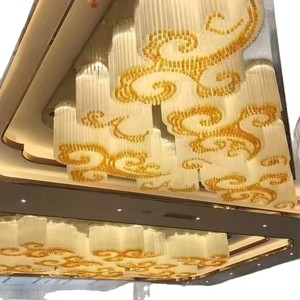 Lampadario in Cristallo per Ristoranti, Sale Conferenze e Hall; Lampada in Cristallo a Nuvola Auspicante per Club, Centri Vendite e Tavoli Espositivi - Product Image 1