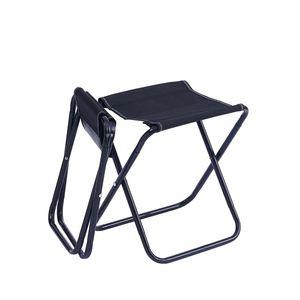 Mini chaise pliable créative avec logo personnalisé, durable, pour l'extérieur, la randonnée, avec poche à rabat, sac-tabouret portable - Product Image 1