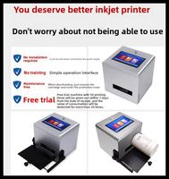 Grosir 12.7Mm/25.4Mm TIJ Printer Inkjet Mini portabel mesin Coding Batch genggam untuk botol bisa mencetak