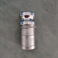 Raccord de tuyauterie en aluminium moulé sous faible pression, raccord rapide de type C, résistant aux produits chimiques