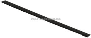 Brosse <span class=keywords><strong>à</strong></span> <span class=keywords><strong>bande</strong></span> en nylon sur mesure, <span class=keywords><strong>joint</strong></span> d'étanchéité industriel avec poignée en aluminium pour la protection contre la poussière et les parasites, garantie 3 ans - Product Image 2