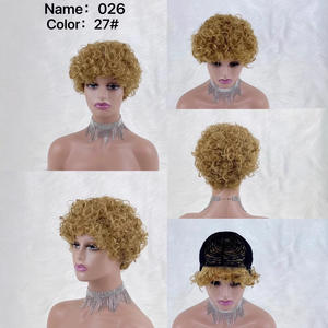 Exclusivo para Salones: Peluca Afro HD F-026, Cabello Rizado, Negro Sedoso, Cabello Brasileño, Se Puede Teñir, Encaje Transparente, Virgen - Product Image 3