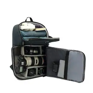 Borsa per fotocamera zaino Snapshot personalizzato borsa per videocamera pieghevole in Nylon morbido per Laptop da viaggio per la fotografia