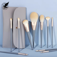 Ensemble de pinceaux de maquillage à prix avantageux, 10 pièces, en fibres de maïs, outils cosmétiques, kit de pinceaux de maquillage, ensemble acceptable, outil de pinceau OEM