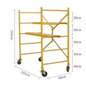 Professional Factory Aluminium Mini Scaffold Rolling Scaffolding Set Manufacture