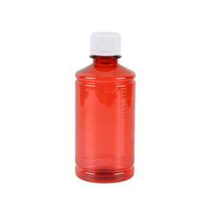 250ml transparent plastic <b>bottles</b> with caps, <b>small</b>-mouth, round, food-grade, thickened dispensing <b>bottles</b>. - Product Image 4