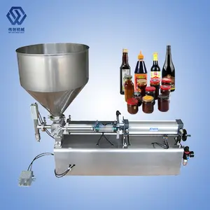Semi Automatic Cosmetic Cream Filling Packaging Liquide Filling Sauces Packing Machine Machine For Filtering And Bottling Honey