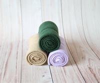 Simple nouveau-né photographie accessoires Wrap à la main Crochet tricoté gros extensible tricot Wrap bébé posant tissu couche de remplissage