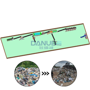 Ligne de production de recyclage avec machine de tri automatique des déchets de 120 tonnes par heure - Product Image 1