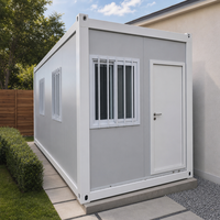 Maison conteneur préfabriquée abordable 20ft 40ft, maison modulaire portable en kit, maisons portables, maison conteneur 2 chambres pour le camping