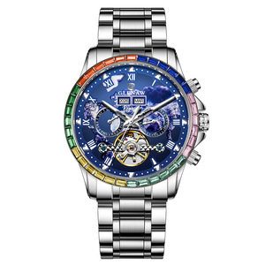 Nuevo Reloj Mecánico de Marca para Hombre con Visualización de Año y Mes, Esfera Grande de 44 mm, Relojes Automáticos, Montres Mécaniques De Luxe - Product Image 6