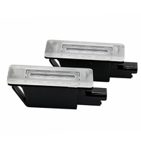 2 Pcs/Set Eclairage de plaque d'immatriculation à LED pour Citroën C5 III pour Peugeot 207 CC 308 MK2 2008 208 Contrôleur Canbus intégré